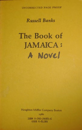 Item #31277 The Book of Jamaica. Russell Banks