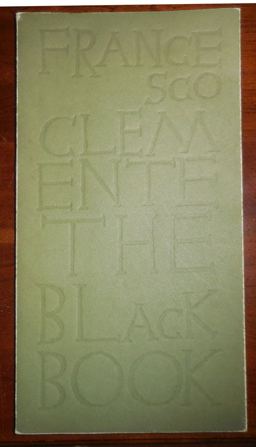 Item #31386 The Black Book. Francesco Art - Clemente.