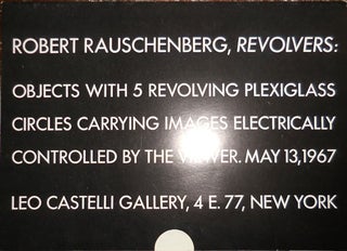 Item #31390 Robert Rauschenberg, Revolvers: Objects With 5 Revolving Plexiglass Circles Carrying...
