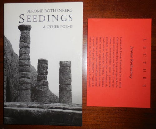 Item #31458 Seedings & Other Poems (Inscribed). Jerome Rothenberg.