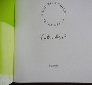 Field Recordings (Signed)