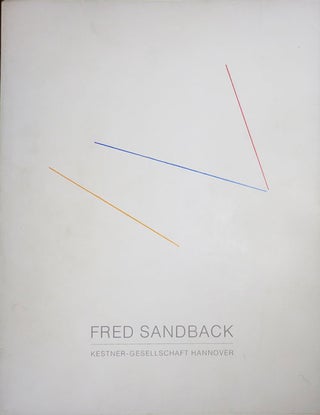 Item #31561 Fred Sandback - Diagonal Constructions / Broken Lines Skulpturen Und Zeichnungen....