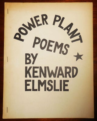Item #31789 Power Plant Poems (Inscribed by Elmslie and Brainard). Kenward Elmslie, Joe Brainard,...
