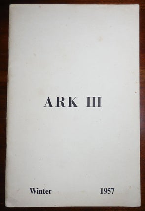 Item #31880 Ark III (Three). James Harmon, Jack Kerouac, Jack, Gilbert, Philip, Whalen, Gary,...