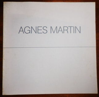 Item #31881 Agnes Martin. Agnes Art - Martin