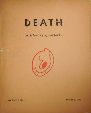 Item #31891 Death A Literary Quarterly Volume I, No. 1. Harry Herschkowitz, Yvan Goll Michael...