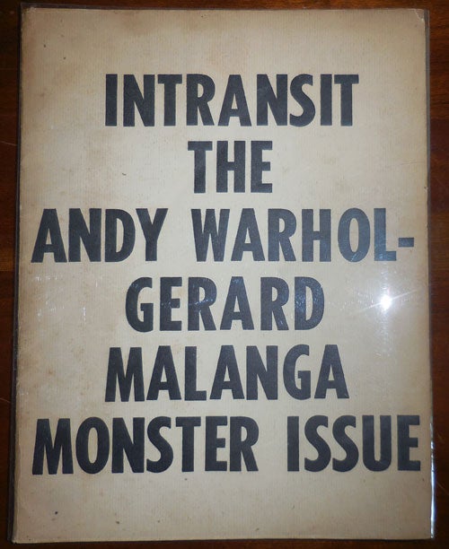 Item #31921 Intransit The Andy Warhol - Gerard Malanga Monster Issue. John Ashbery, Charles, Bukowski, Andy, Warhol.
