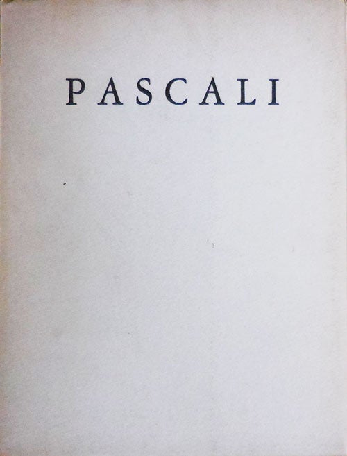 Item #32029 Pino Pascali. Maurizio Art - Calvesi, Pino Pascali.