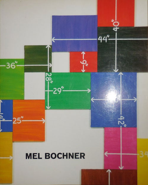 Item #32152 Mel Bochner - Counting and Measuring Pieces 1966 - 1998 (Inscribed). Mel Art - Bochner.
