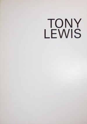 Item #32240 Tony Lewis. Tony Art - Lewis, Hamza Walker