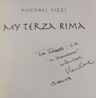 My Terza Rima (Inscribed to Two Poets)
