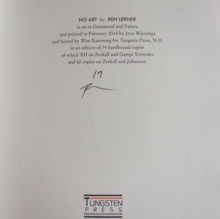 No Art (Signed Limited Edition)