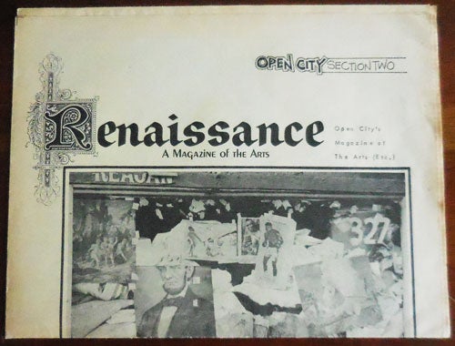 Item #32519 Renaissance A Magazine of the Arts (a.k.a. Open City Section Two). Charles Bukowski.