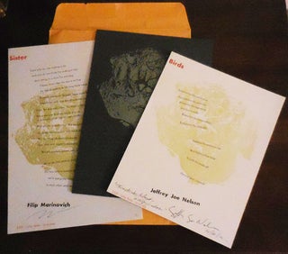 Item #32536 Cellar Series Broadsides: Sister / Birds / Opening Poem (All Signed and Numbered)....