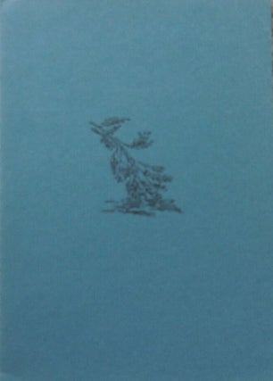 Item #32551 Broken willow branch ... (First Line of an untitled chapbook). Artist Book - Ian...