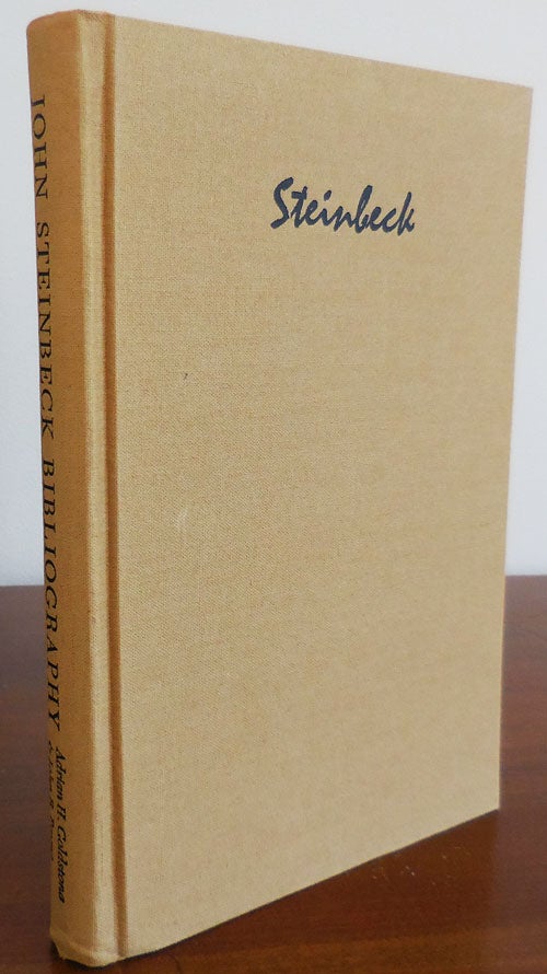 Item #32660 John Steinbeck: A Bibliographical Catalogue of the Adrian H. Goldstone Collection (Inscribed by Goldstone). Adrian H. Bibliography - Goldstone, John R. Payne, John Steinbeck.