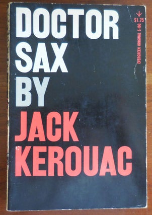 Item #32759 Doctor Sax. Jack Beats - Kerouac