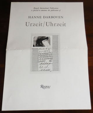 Item #32843 Urzeit / Uhrzeit [Publisher Announcement Prospectus]. Hanne Art - Darboven