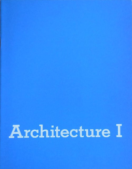 Item #32915 Architecture I. Pierre Architecture - Apraxine, Emilio Ambasz Raimund Abraham, James Stirling, Aldo Rossi, Walter Pichler, Richard Meier, Venturi and Rauch.