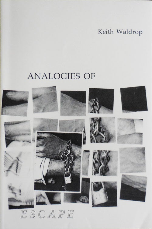 Item #33025 Analogies of Escape (Signed Limited Edition). Keith Waldrop.