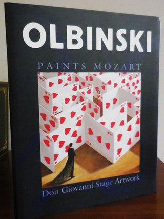 Item #33040 Olbinski Paints Mozart (Inscribed). Rafal Art - Olbinski