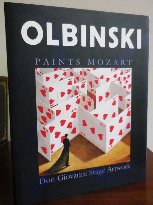 Item #33040 Olbinski Paints Mozart (Inscribed). Rafal Art - Olbinski.