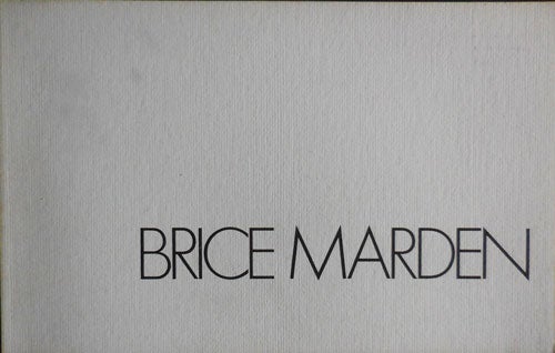Item #33042 Brice Marden Marbles Paintings and Drawings. Brice Art - Marden.