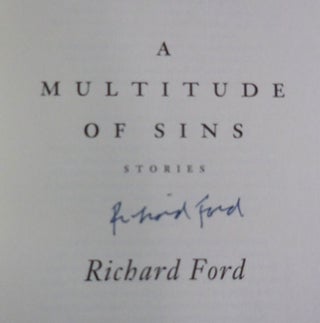 A Multitude of Sins (Signed)