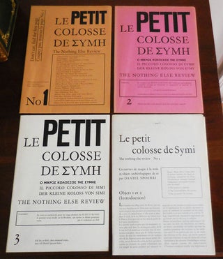 Item #33109 Le Petit Colosse de Symi - The Nothing Else Review Nos. 1 - 4 (all published). Artist...