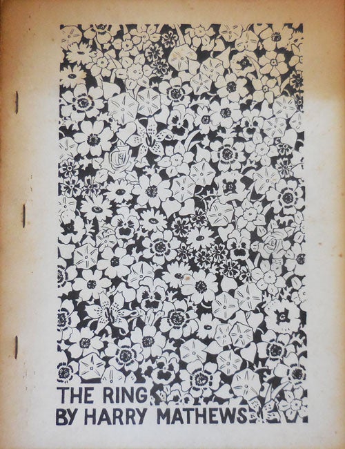 Item #33387 The Ring; Poems 1956 - 69. Harry Mathews.