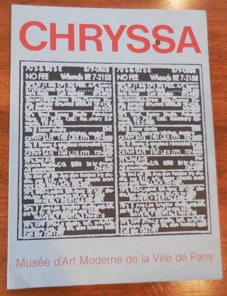 Item #33441 Chryssa Oeuvres Recentes. Art - Chryssa