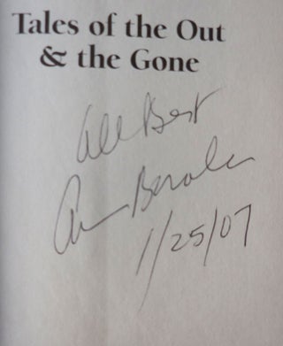 Tales Of The Out & The Gone (Inscribed)