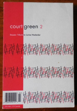 Item #33471 Court Green 2 Dossier: Tribute to Lorine Niedecker. Arielle Greenberg, Lorine Niedecker