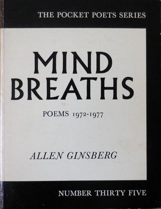 Item #33571 Mind Breaths Poems 1972 - 1977. Allen Beats - Ginsberg