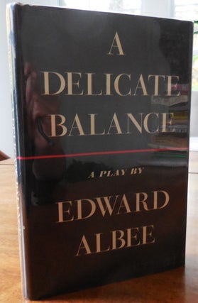 Item #33596 A Delicate Balance (Signed). Edward Albee