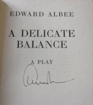 A Delicate Balance (Signed)