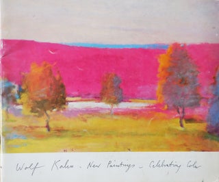 Item #33632 New Paintings - Celebrating Color. Wolf Art - Kahn