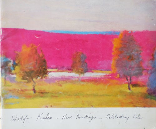 Item #33632 New Paintings - Celebrating Color. Wolf Art - Kahn.