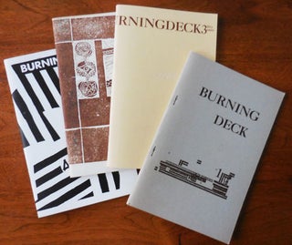 Item #33709 Burning Deck Numbers 1, 2, 3 and 4. James Camp, D. C., Hope, Bernard K. Waldrop