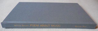 Item #33823 Poem About Music (Signed Limited Edition). Anthony Branett