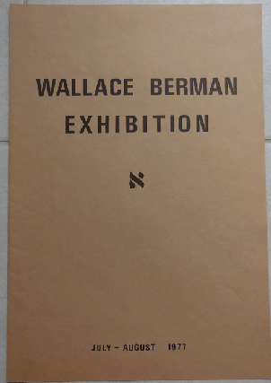 Item #33864 Wallace Berman Exhibition. Wallace Art - Berman