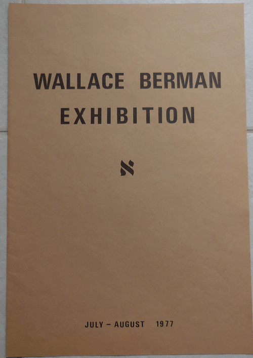 Item #33864 Wallace Berman Exhibition. Wallace Art - Berman.