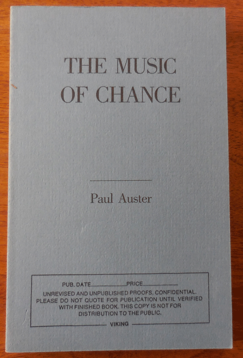 The Music of Chance' by Paul Auster