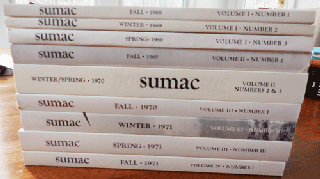 Item #34033 Sumac 10 Issues in 9 Volumes - A Complete Set; An Active Anthology. Jim Harrison,...