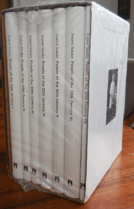Item #34130 August Sander - People of the 20th Century (7 Volume Set of Books in Cardboard...