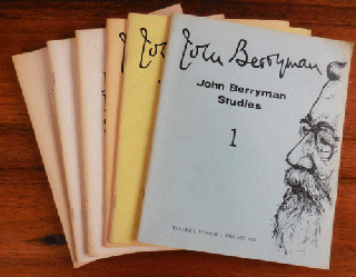 Item #34151 John Berryman Studies Volume I, Number 1 - Volume II, Number 2 (Six Consecutive...