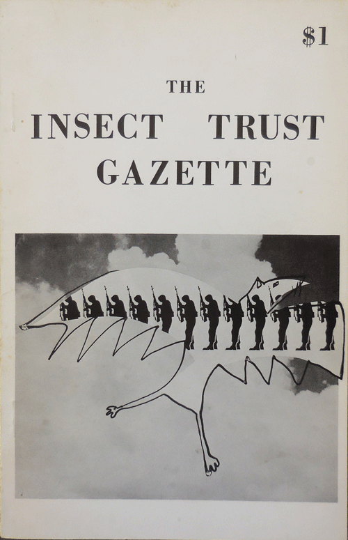 Item #34258 The Insect Trust Gazette #1. William Burroughs, Max, Ernst, Brion, Gysin, Genet Paul Eluard, Jean.