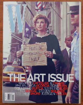 Item #34279 W Magazine Where Four Art Thou November 2009 Issue. Patrick McCarthy, Chairman,...