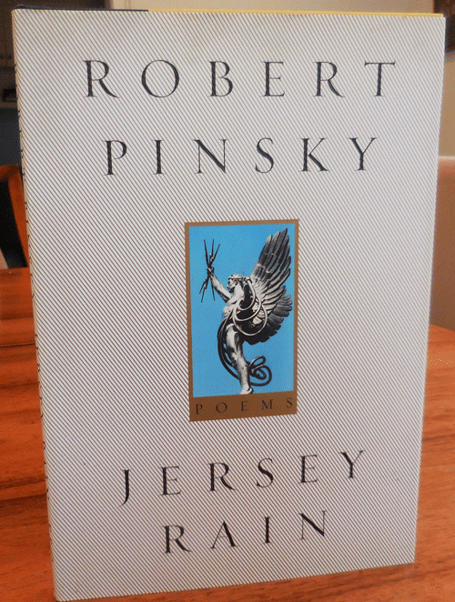 Item #34522 Jersey Rain (Signed). Robert Pinsky.