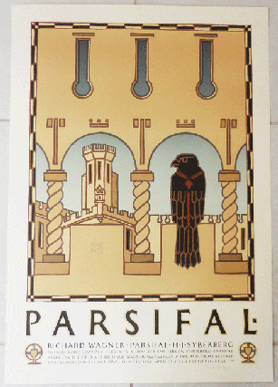 Item #34567 Parsifal (Signed Limited Poster). Designer Film Poster David L. Goines